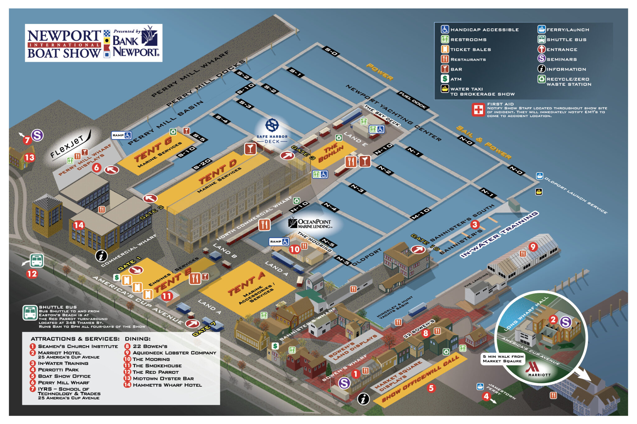 Site Map Newport International Boat Show Newport, RI